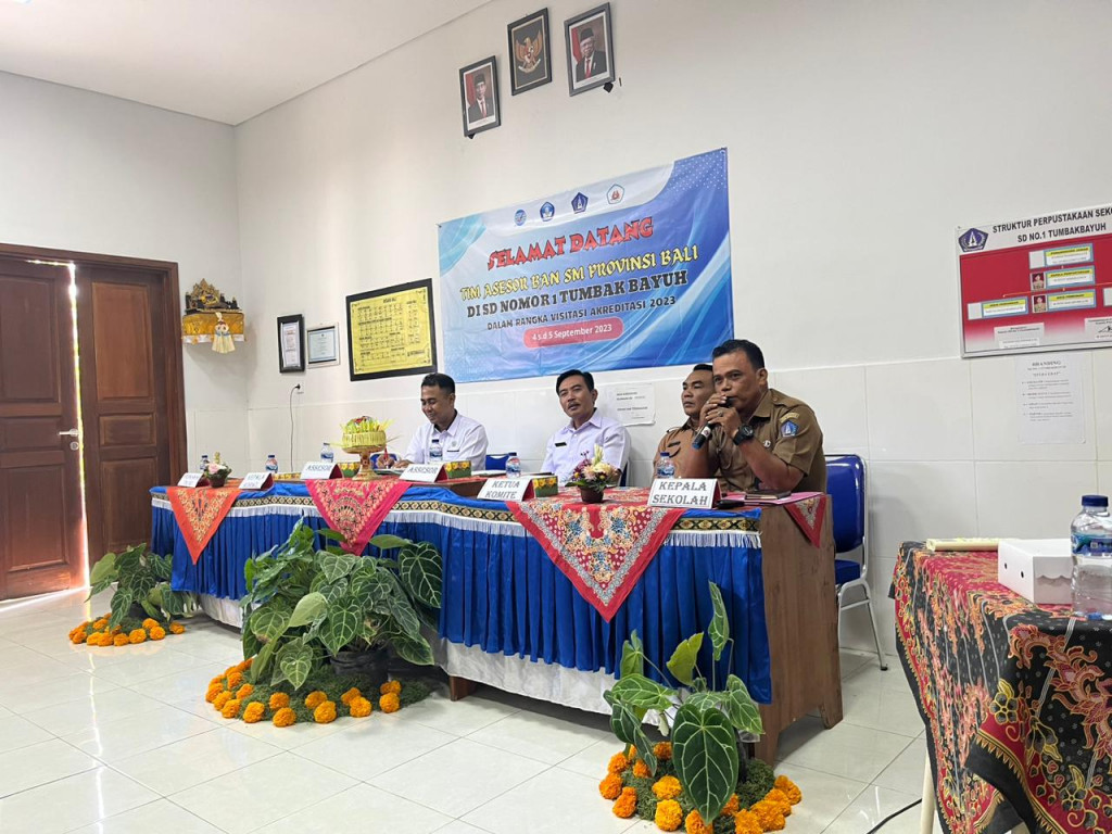 Kegiatan Visitasi Akreditasi SD No 1 Tumbak Bayuh